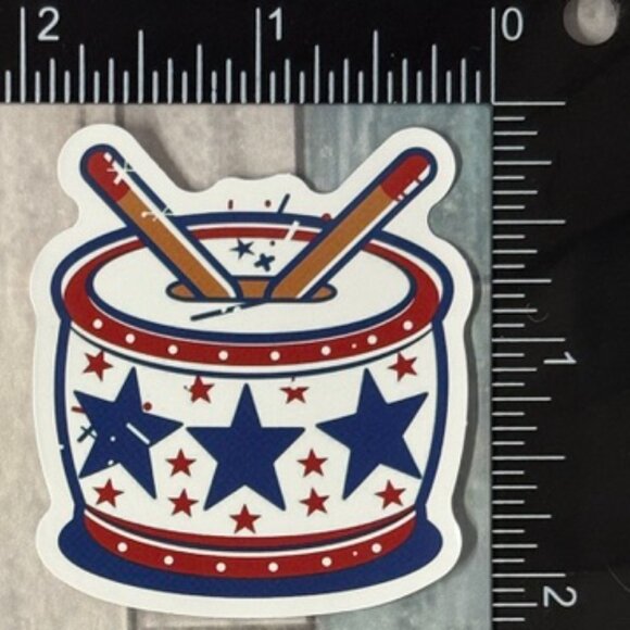 🌀10/$10🌀 Red White Blue 4th Of July Waterproof Vinyl Sticker Decal - Picture 1 of 1